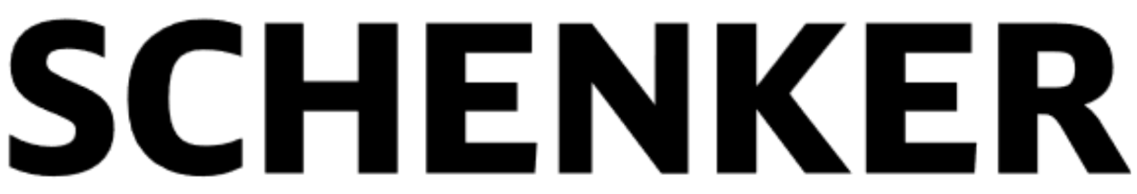 Schenker Deutschland AG - Logo in Schwarz